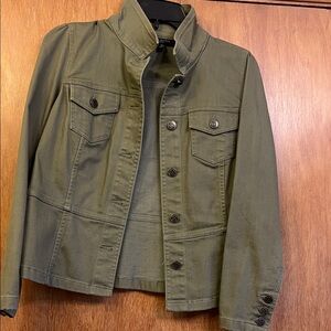 Talbots Olive Green Woman Field Jacket